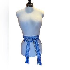 Handmade Artist Woven Wrap Belt/Sash- OS